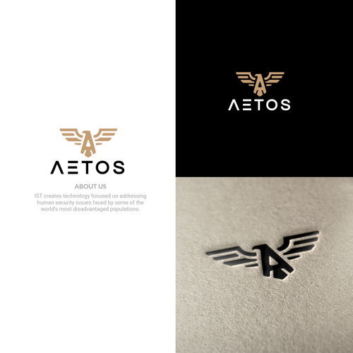 Zeus had an Eagle named "Aetos" - please make us a logo that does him justice Design by logorilla™