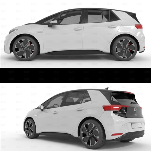 3D Model of VW ID3 Design by BenTō.