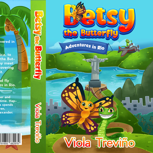 Children's Illustration Book Cover Design by H-Izz Design