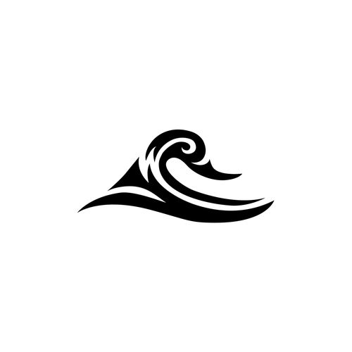 Coastal lifestyle brand featuring a mallard duck and wave, appeal to outdoor enthusiasts and surfers Diseño de Raz4rt