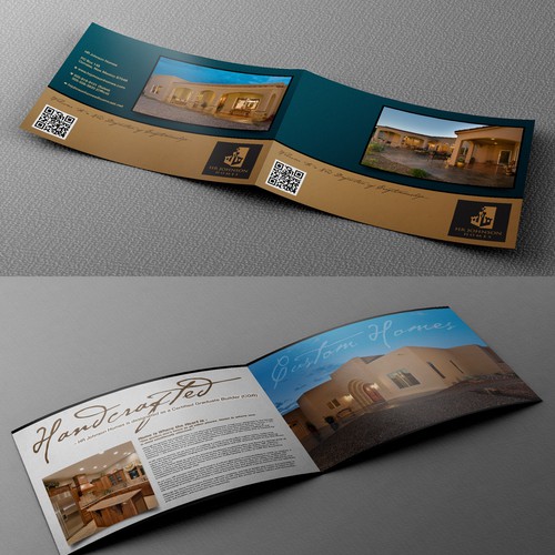 Brochure for luxury custom home builder Design by sercor80