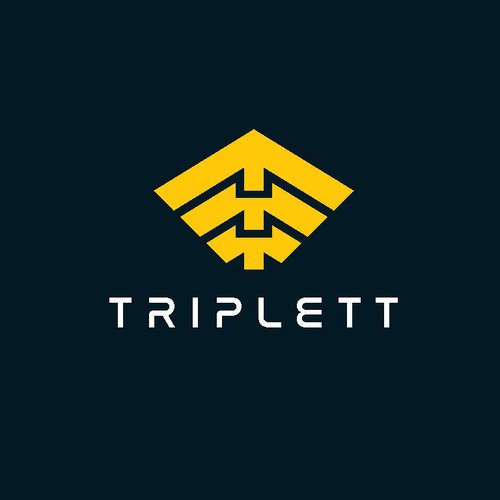 Triplett logo that is working it's way from the basement to the top floor suite! Design by Creaby