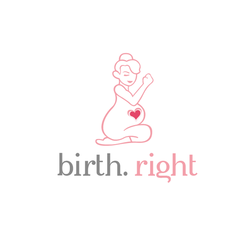 Create an awesome, noticeable and approachable logo for birth.right Design by d'sun