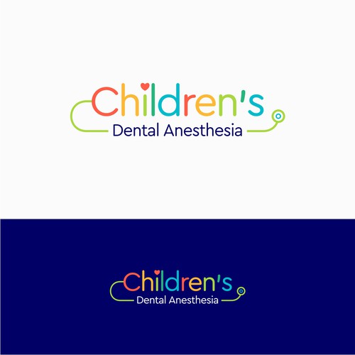 Children’s dental anesthesia company logo Design by Logood.id