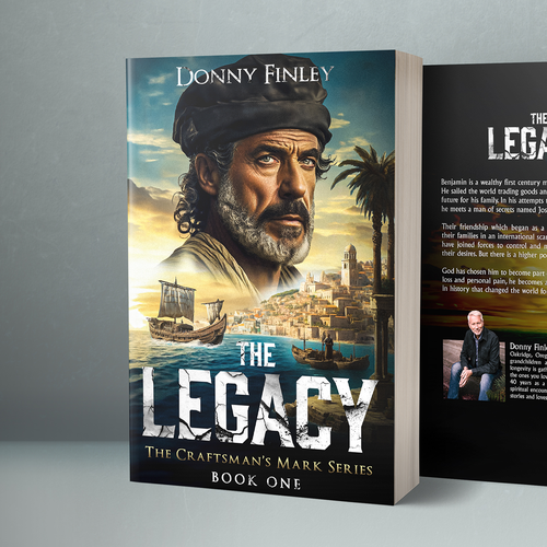 Book cover for epic 1st century story with historical implications Design by 【E-Django】