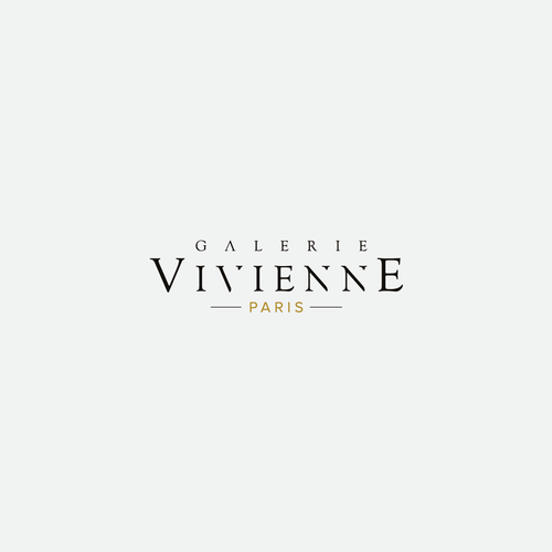 Refonte logo galerie Vivienne Design by uno 8