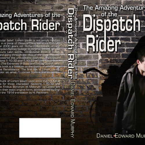 Design a book cover for The Amazing Adventures of the Dispatch Rider Design by Chameleonstudio74