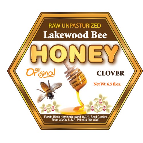 Lakewood Bee needs a new print or packaging design Réalisé par Maamir24