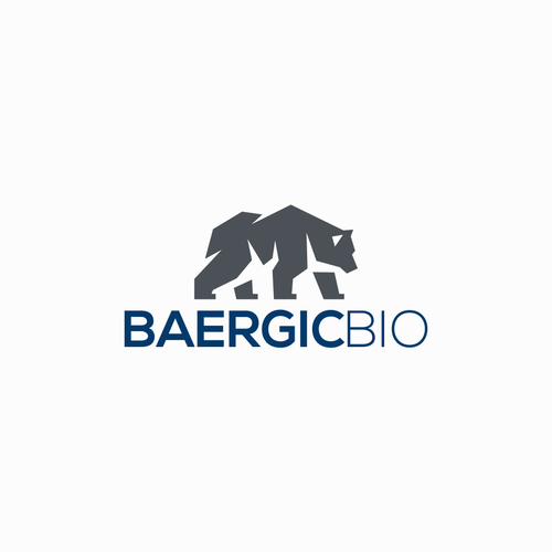 Design a biotech company logo including imagery of a bear. Design by LucianRadu