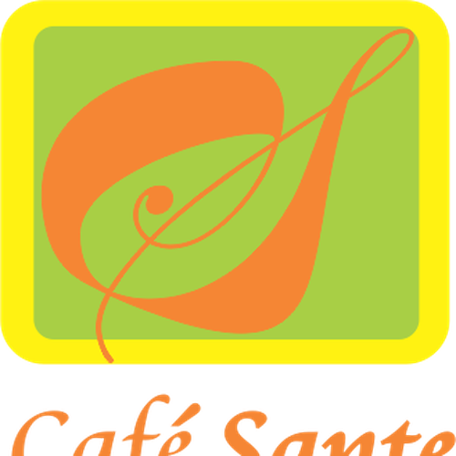 Create the next logo for "Cafe Sante" organic deli and juice bar Diseño de yokeiju