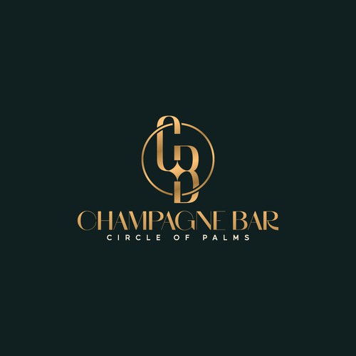 Luxury and modern Champagne Bar logo Design by TheLogo69