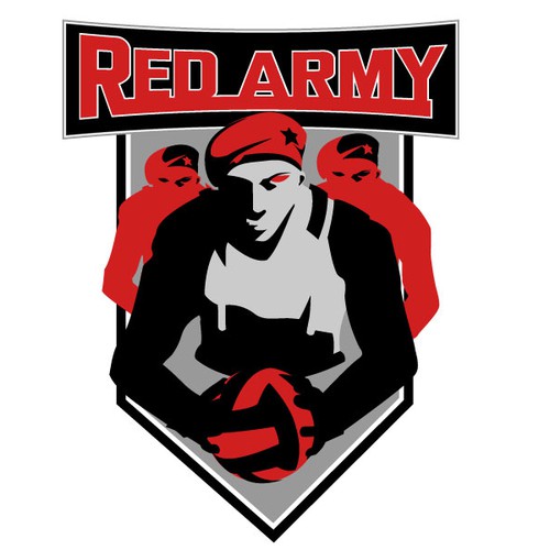 Create a cool, intense, captivating and intimidating logo for a Sports Team - RED ARMY Design by esserdtfr