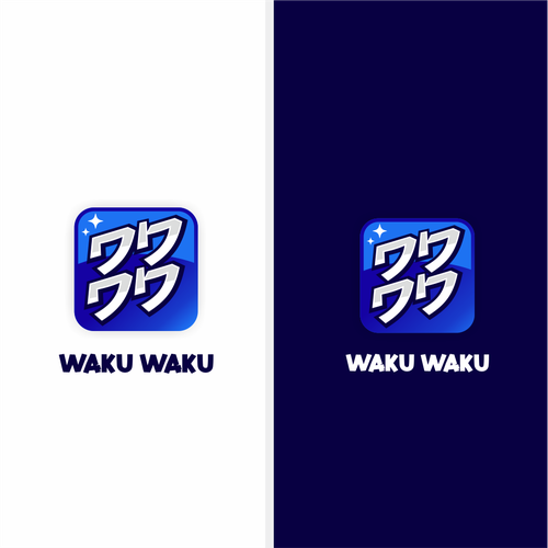 Waku Waku App Logo! Design by JANTUNGHATI