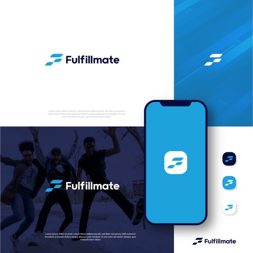 Fulfillmate logo-ontwerp door Danny A