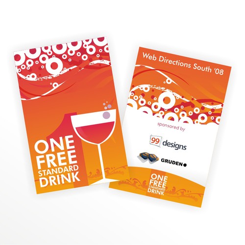 Design the Drink Cards for leading Web Conference! Design von Team Esque
