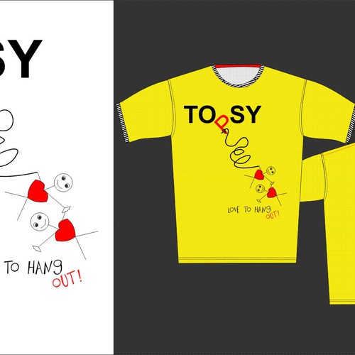 T-shirt for Topsy Ontwerp door Suparna