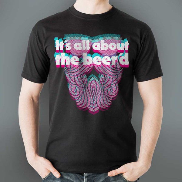 T Shirt design - glitch style