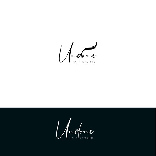 Luxury Hair Salon Logo and business card design Réalisé par 9bstrokes™