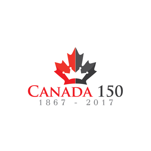 Community contest: Design Canada’s 150th birthday logo! Design by Dhaivat-Designs