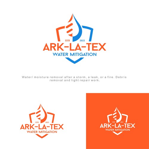 Designs | Energetic new water mitigation business! | Logo & brand ...