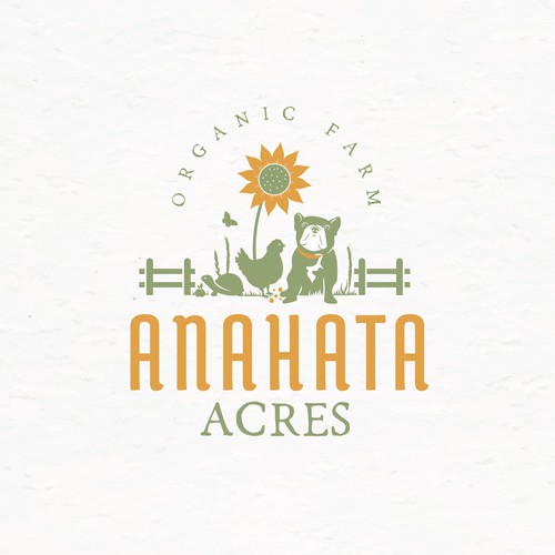 Organic Farm looking for a logo that represents the heart and soul of our land. Design by SanDzine