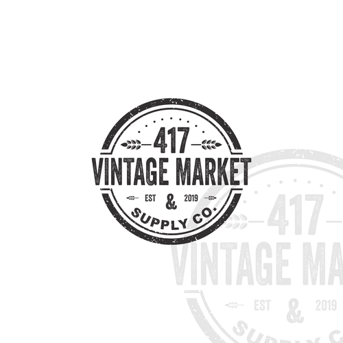 Logo For A Vintage Store Farmhouse Industrial Vintage Items