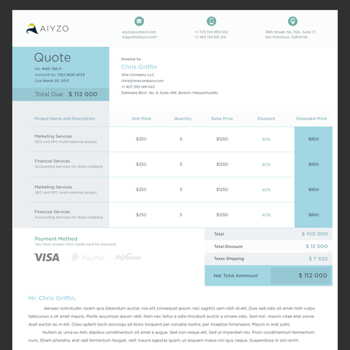 UI/UX Design for a Price Quoting Software Design by teoser
