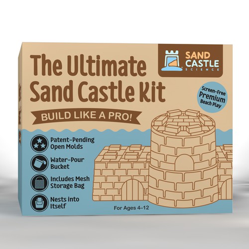 Designs | Design the Box for the Ultimate Sand Castle Toy | Product ...