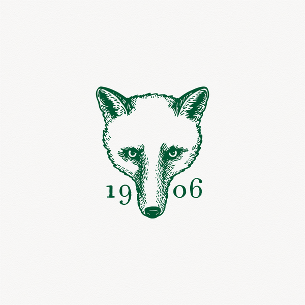 Timeless Vintage Fox Logo – Hand-Drawn Heritage Branding