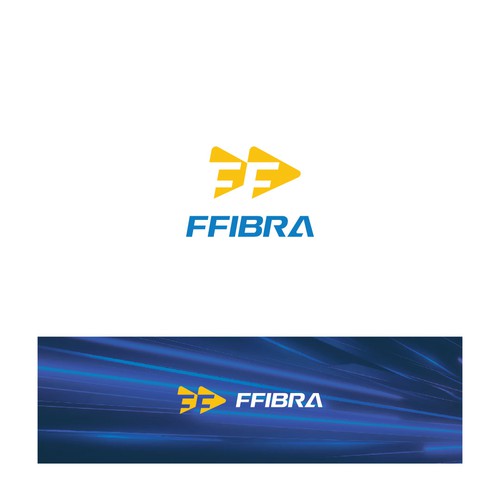 Logo for Fiber Internet Provider Diseño de orangeriza