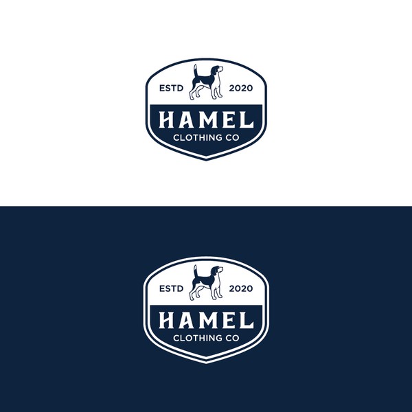 Design a badge type logo for a hip clothing company