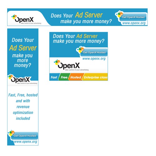 Banner Ad for OpenX Hosted Ad Server デザイン by GridDigitals