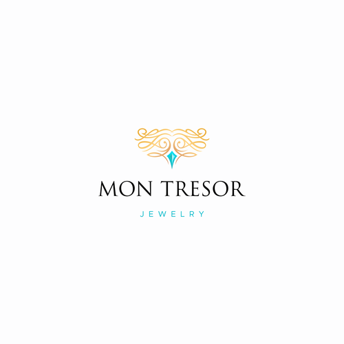 Unique Jewellery brand logo design Design by restuart™