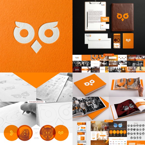 Advertising Agency Visual Identity System and Logo