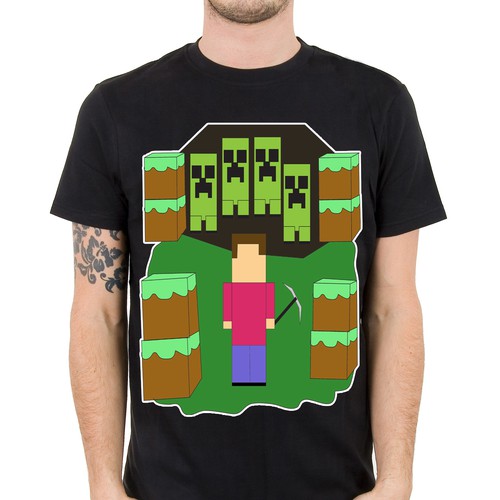 Minecraft T-Shirt Design! | T-shirt contest