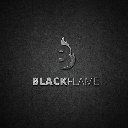 Cool, masculine Logo for company name „Black Flame” Design by Bandi Design