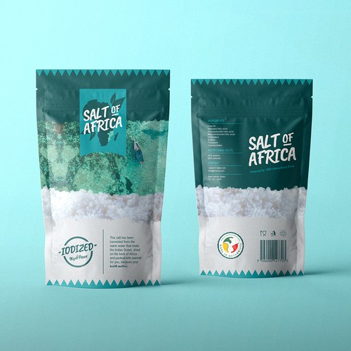 We need a creative designer, who can give us a premium and economi salt package yet not boring Design by Vida Estudio