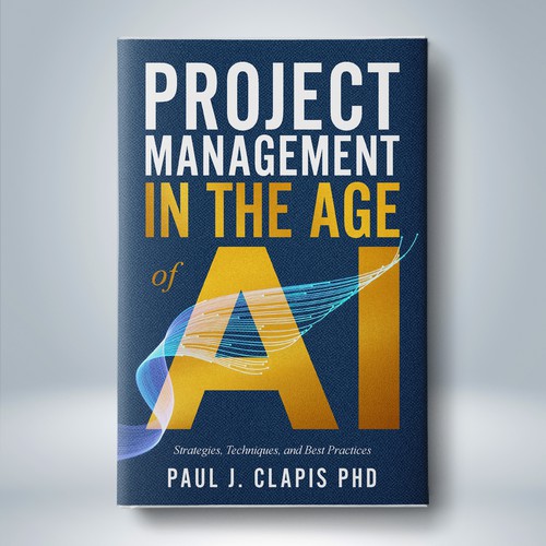 Simple, professional cover for a business book about Artificial Intelligence Design by Sam Arts✮⋆˙