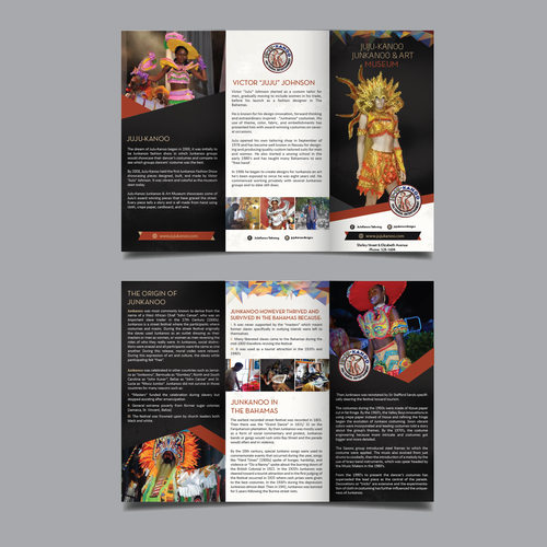 Creative attractive brochure design for Cultural Museum Design by Alex986