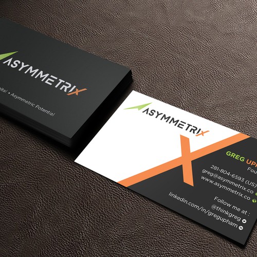 Design a cool, edgey but sophisticated business card for an alternative investment firm. Design von prosenjit_P