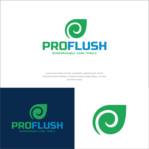 biodegradable flushable hand towels Design by Elesense