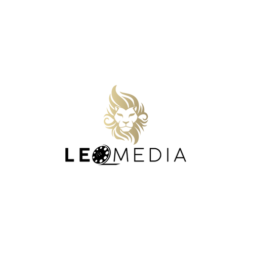 Logo for "LEO MEDIA", a media designer company, working mostly, but not only, as (live) cameraman Design by memindlogo