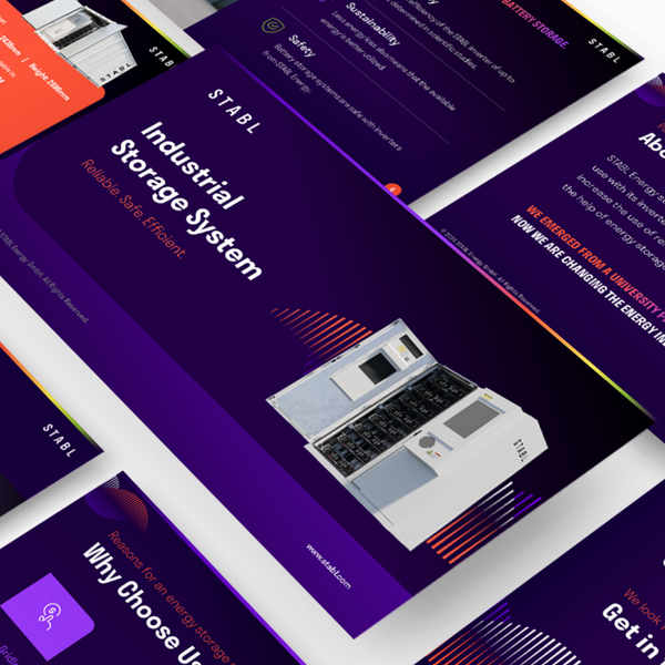 Design by Auf Hidayat titled "Powerpoint Template for Energy Deck"