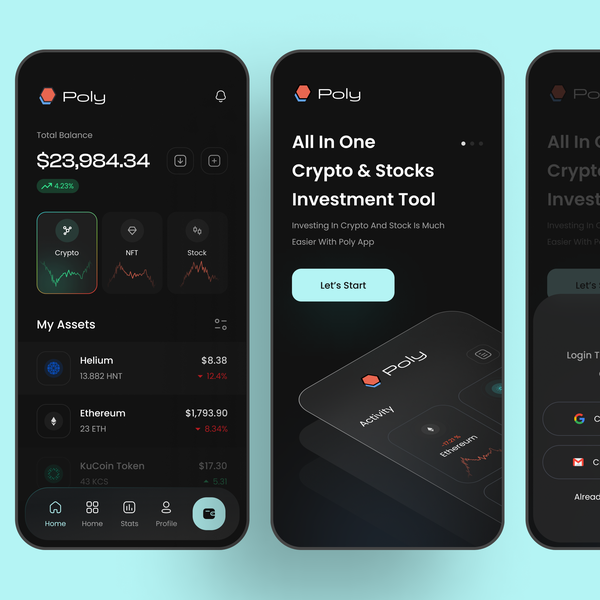 Design by badi dsn titled "Poly app"