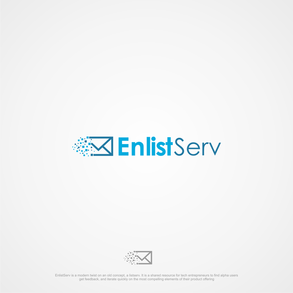 Design by mberkah_ii titled "EnlistServ"