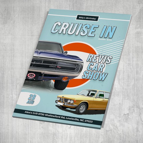 Car Show Flyer Design by berty_design