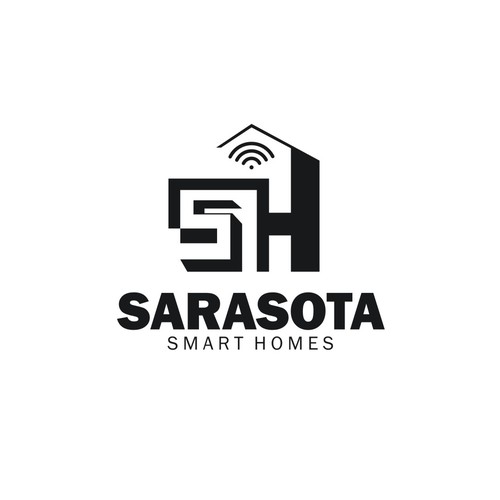 Design Sarasota Smart Homes logo for our company that does technology innovations and installations di Dswan