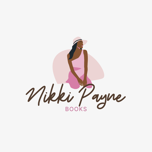 Romance author logo Design by Neza Design studio