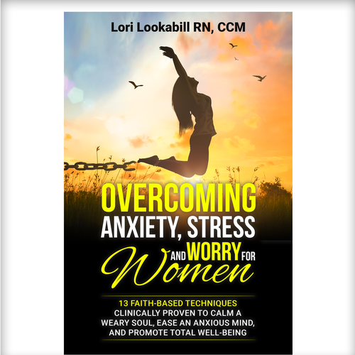 Creative book cover that incites feeling of peace, health and strength appealing to women Design by N&N Designs