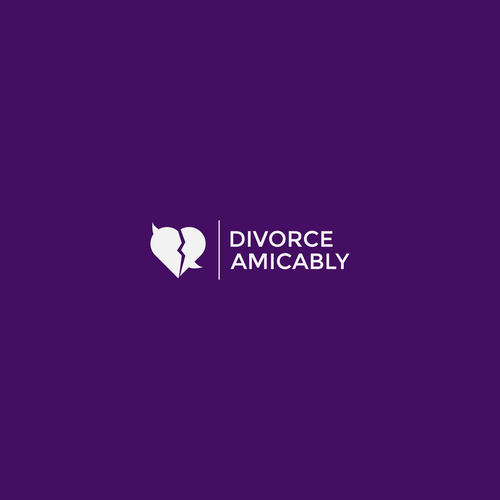 Logo for a new, healthy way for reasonable people to divorce Design by Hello :Design